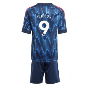 Fotbalové Dres Arsenal Gabriel Jesus #9 Dětské Venkovní Oblečení 2025-26 Krátký Rukáv (+ trenýrky)